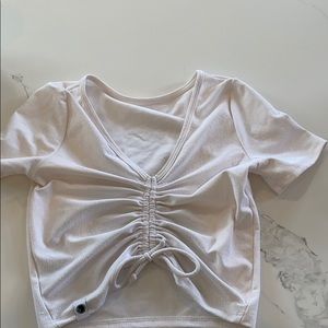 Five Dancewear rouched V-neck T